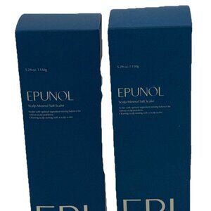 NIB 2pk Epunol Scalp Mineral Salt Scaler Shampoo Hair Loss Dandruff